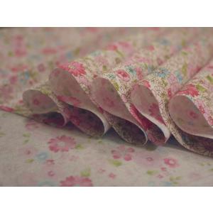 【送料無料】綿100% 生地 小花柄 プリント...の詳細画像2