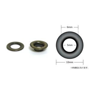 【送料無料】両面ハトメ 5mm  12組入 各色 バッグ用金具