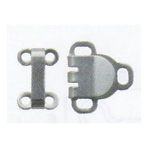 前カン 白（シルバー）小　 ソーイング 手芸資材 ピン・前カン（ホック）