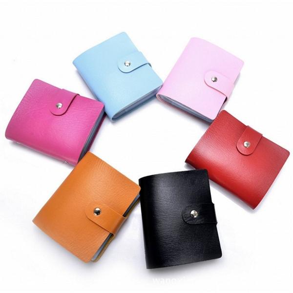 カードケース レディース 60ポケット 120枚収納可能 レザー名刺入れ コンパクト 軽量 小物