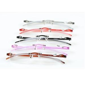 老眼鏡 軽い リーディンググラス 枠なし 弾性 柔らかい メガネ メンズ レディース 小物