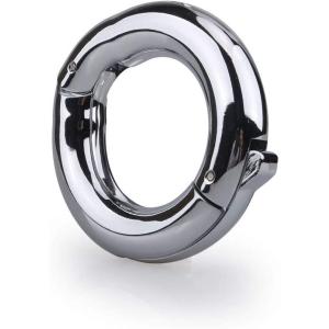 ペニスリング コックリング グランスリング ステンレス 歯車設計 調整可能 男性用 2サイズ M L