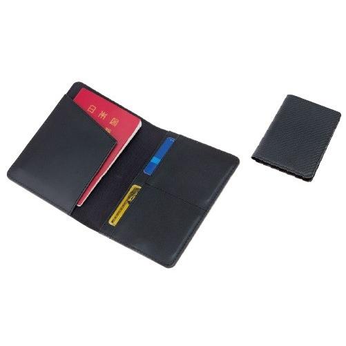 国内正規品 限定 トレードワークス TRADE WORKS カーボンスタイルレザーパスポートケース ...