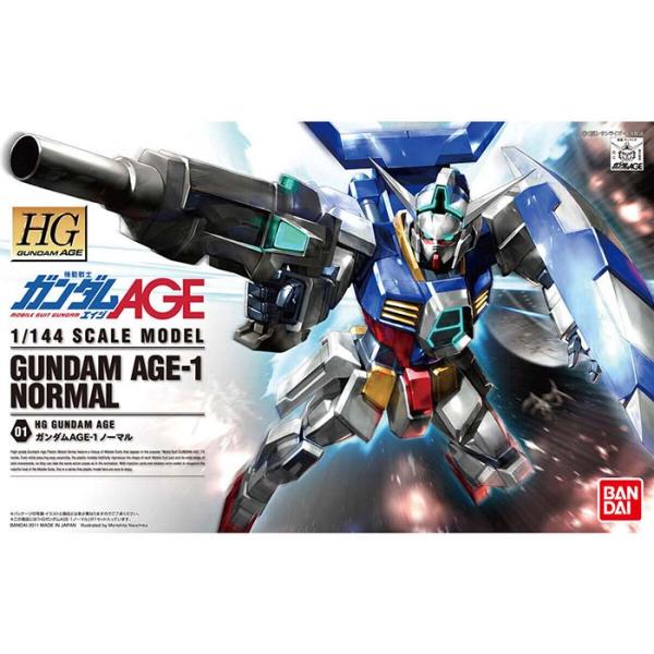 ガンプラ HG 1/144 ガンダムAGE-1 ノーマル 再販 バンダイ 機動戦士ガンダムAGE エ...