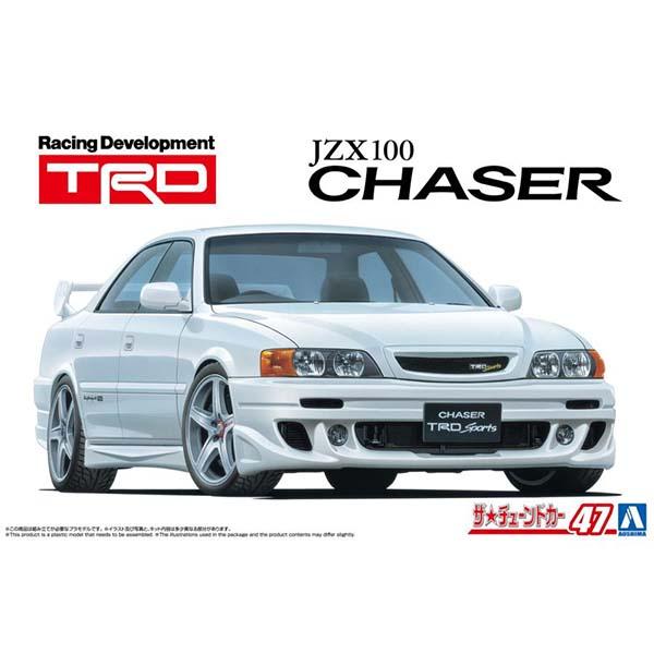 プラモデル 車 アオシマ 1/24 トヨタ TRD JZX100 チェイサー 98 ザ・チューンドカ...