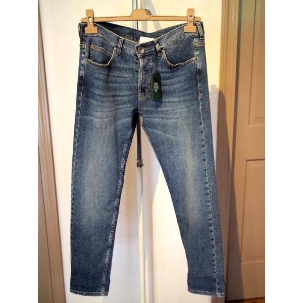 イレブンティ ストレッチジーンズ ブルー ３３