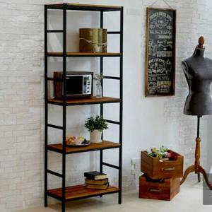 東谷 本棚 食器棚 オープンラック オープンシェルフ 4段 収納 木製