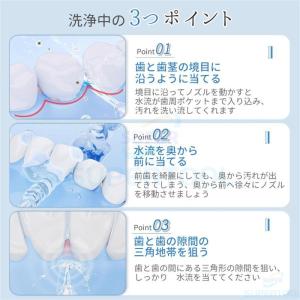 口腔洗浄器 ジェットウォッシャー 3段階調整 ...の詳細画像5
