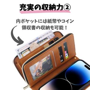 iPhone 14 ケース 手帳型 レザー お...の詳細画像5