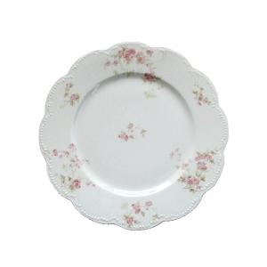 アビランド プレート ピンクローズ C アンティーク HAVILAND リモージュ 可憐な薔薇柄 デ...