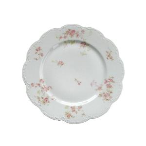 アビランド プレート ピンクローズ D ディナー皿 アンティーク HAVILAND リモージュ スカ...