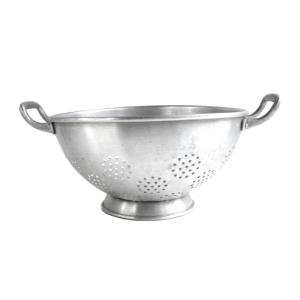 アルミ コランダー フランス アンティーク 水切り ヴィンテージ キッチン ガーデニング