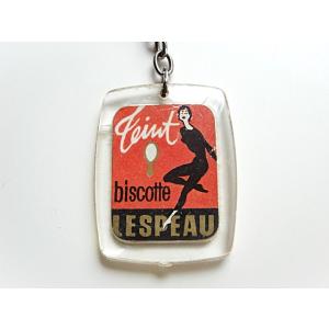 フレンチキーホルダー LESPEAU フランス ビスコット ヴィンテージ ポルトクレ 可愛い