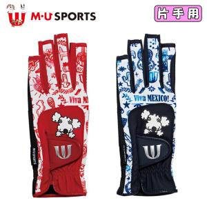 MU SPORTS　MUスポーツ レディース ゴルフ グローブ 手袋 片手用 ネイルグローブ ネイル...