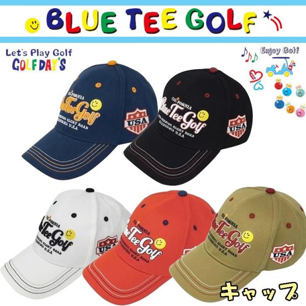 ブルーティーゴルフ BLUE TEE GOLF California コットン キャップ BTG-C...