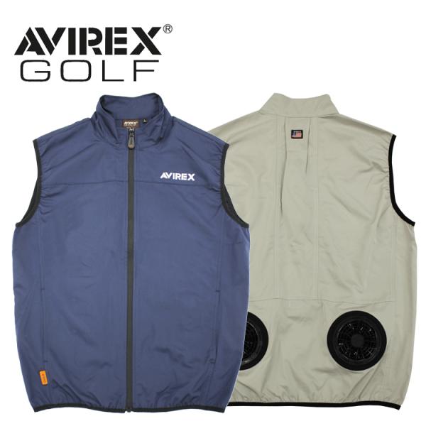 AVIREX GOLF アヴィレックスゴルフ メンズ ゴルフウェア ファン付きベスト  AVXBB1...