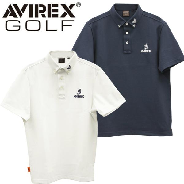 AVIREX GOLF アビレックス メンズ ポロシャツ シーズナル 半袖ポロシャツ AVXBB1-...