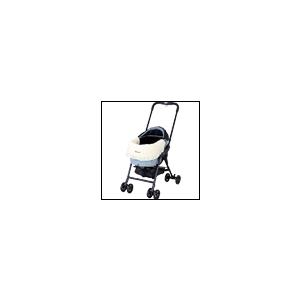 [中古] コンビ ペット用カート コムペット ミリミリライト アルファ 10th anniversary model ハワイアンブルー＋フリル ダークネイビー 4972990196819 ハワイアンブルー＋フリル ダークネイビー  [良い(B)] ペットカート｜ミリミリライト アルファ 10th アニバーサリーモデル
