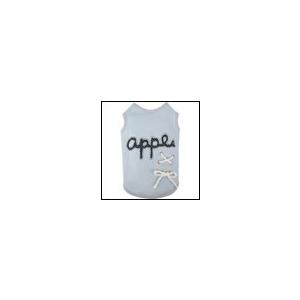 犬の服 春 夏 新作 ロゴタンクトップ ライトデニム Appleapple アップルアップル 洋服 ドッグウェア｜ciera