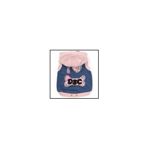 秋 新作 冬 犬の服 I LOVE DC パーカー ピンク D’s CHAT ディーズチャット 洋服...