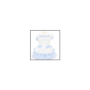 BIRDIE 犬の服 春 夏 Luxe birdie エマ―ブルワンピース ブルー