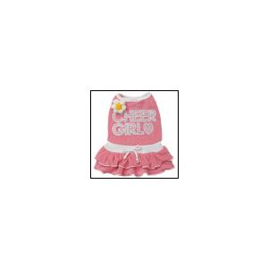 犬の服 チアガールワンピ ピンク mimile ミミル ワンピース 犬の洋服