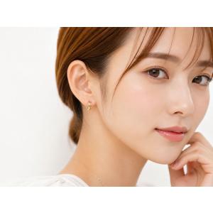 あすつく フープピアス レディース K18 1...の詳細画像3