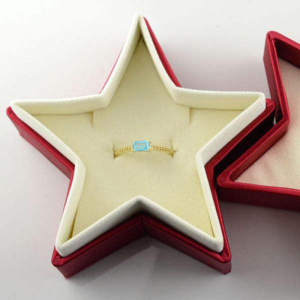 ジュエリーケース スター あすつく リングケース ギフト プレゼントに 贈り物に ジュエリーボックス...