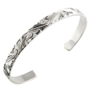 ハワイアンジュエリー バングル 18金 ハワイアン ブレスレット k18 18k