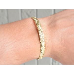 ハワイアンジュエリー バングル 18金 ハワイ...の詳細画像4