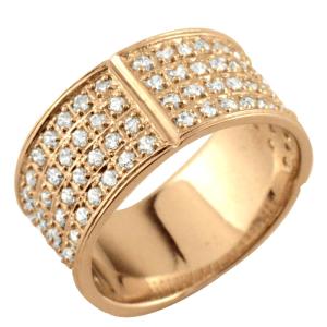 18金 メンズ リング ダイヤモンド 0.80ct k18 ピンクゴールド メンズリング 幅広 地金リング 日本製 18k 指輪 シンプル ゴールド 男性用 ギフト