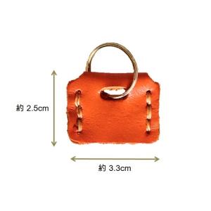 レザー キーカバー 牛革 本革 2重カン付 キ...の詳細画像3