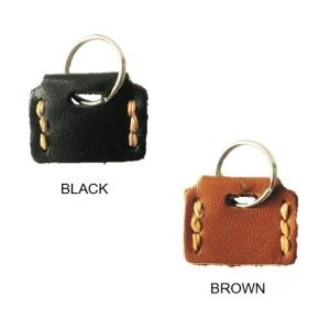 レザー キーカバー 牛革 本革 2重カン付 キ...の詳細画像4