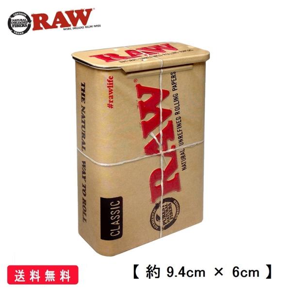 RAW 正規品 スライド缶 ケース シガレットケース 喫煙具 手巻きたばこ ロウ タバコケース マル...