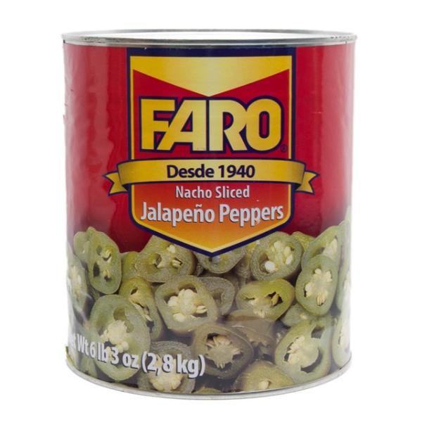 【ケース直送】【代金引換不可】FARO ナチョスライスハラペーニョ缶 ケース販売 2800g×6
