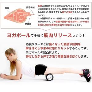 ヨガポール ストレッチ ストレッチローラー シ...の詳細画像2