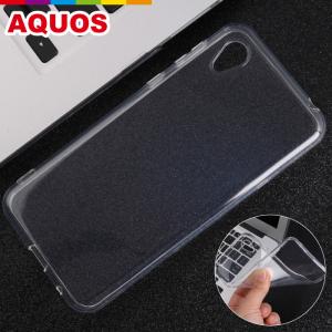 AQUOS sense3 ケース クリア R5G AQUOS sense2 lite シンプル TPU カバー 透明 無地 アクオス センス