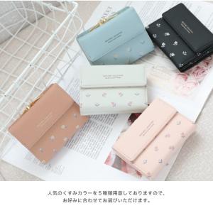 財布 三つ折り ミニ財布 レディース 手のひら...の詳細画像4