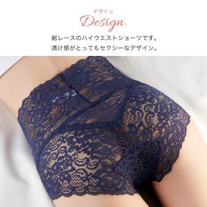 ショーツ パンツ パンティ ハイウエスト フル...の詳細画像1