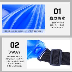 サコッシュ 防水 防水サコッシュ 防水クリアポ...の詳細画像2