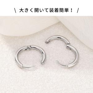 ピアス 金属アレルギー フープ フープピアス ...の詳細画像3