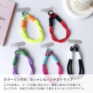 スマホストラップ ハンドストラップ スマホ シ...の詳細画像1