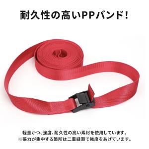 荷締めベルト ラッシングベルト バンド 荷物固...の詳細画像2