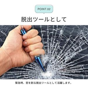 タクティカルスティック 防災グッズ キーホルダ...の詳細画像3