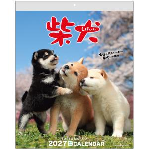 森田米雄 2027 Calendar 壁掛けカレンダー2027年 まるごと柴犬 スケジュール いぬ 動物写真 書き込み インテリア 令和9年暦