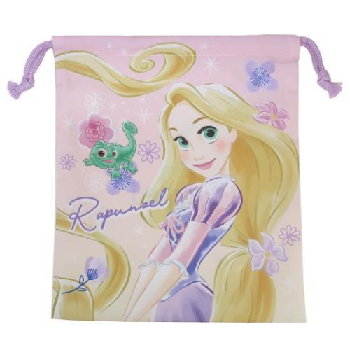 塔の上のラプンツェル グッズ 巾着袋 ディズニープリンセス キャラクター きんちゃくポーチ中 ラベン...