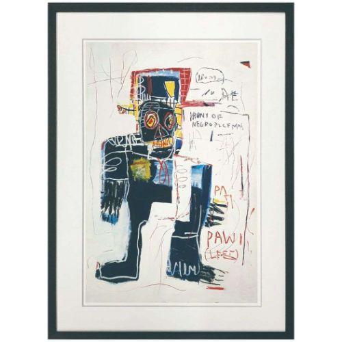 アートポスター ジャン-ミシェル・バスキア Jean-Michel Basquiat Irony o...