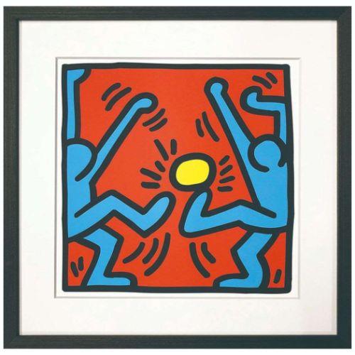 アートポスター キースヘリング Keith Haring Untitled 額付き ギフト