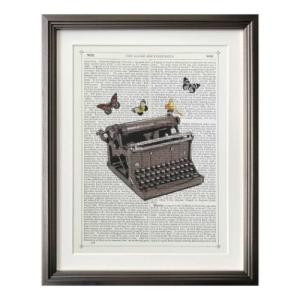 マリオン マコネギー インテリア インテリアアート 壁掛け 額付き Marion McConaghie Typewriterの商品画像