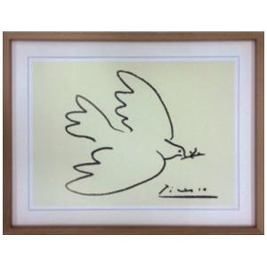 インテリア アート Pablo Picasso Dove of Peace スカンジナビア ART 美工社 71×55cm 壁掛け｜cinemacollection-yj